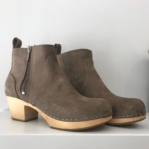 🔥Swedish Hasbeens Emy zip up booties! 🔥Size 40